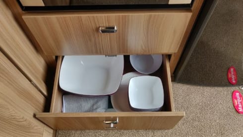 Alcova Swift a 5 posti letto del 2015