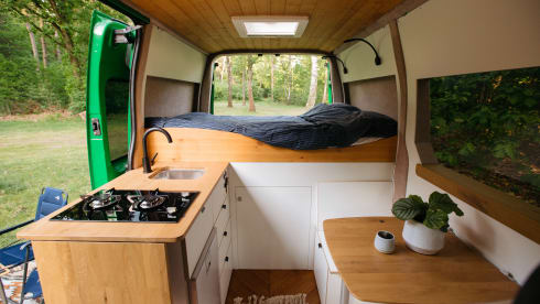 The Green House – Ein eigenständiger Luxus-Renault Master mit zwei Schlafplätzen!