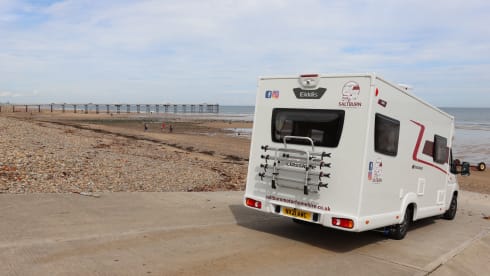 Saltburn motorhome hire  – 6 berth Fiat bus from 2021