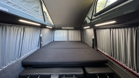 Red adventure – 4 berth Volkswagen campervan from 2020