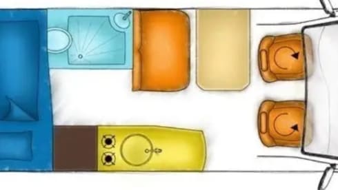 Luxe camper met alle voorzieningen