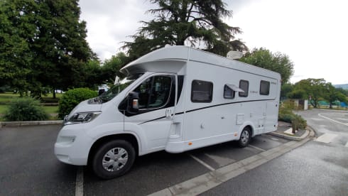 Stabilitée amortisseurs pneu pneumatiques – Noleggio Citroen DETHLEFFS T7057DBL