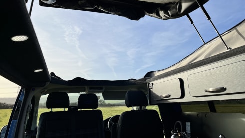 Charlie – Newly converted VW  automatic long wheelbase camper 