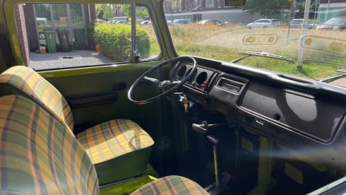 Beautiful vintage Volkswagen T2 camper from 1976
