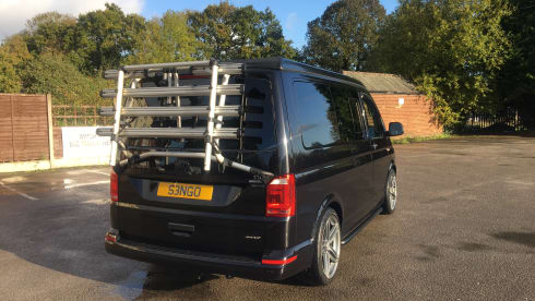 Black Beauty – Black beauty, our Vw T6 top of the range transporter 