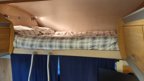 Frankie G – Frankie is our beautiful & flexible 6 berth Motorhome.