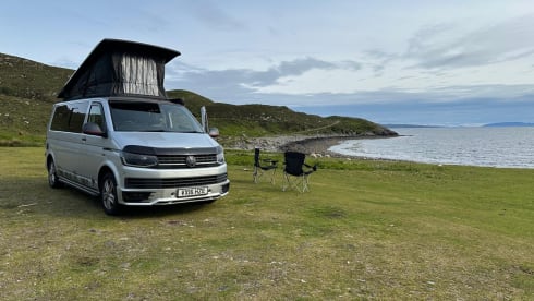 One life  – Including insurance the coolest Vw camper from Edinburgh airport 