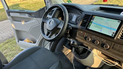 Off grid 2p VW with fixed toilet 