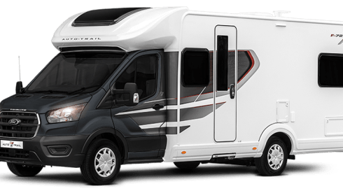 Bruce – Autotrail Tribute F70. 2021 luxury 4 berth motorhome. Known as ''Bruce''.