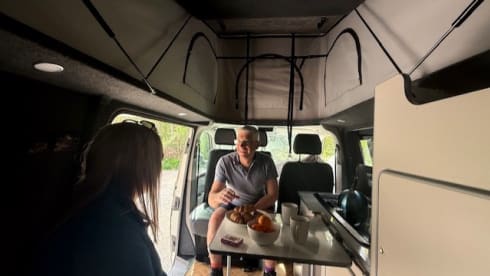 4 berth Volkswagen campervan from 2014
