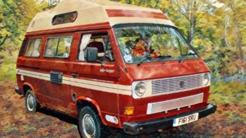 Poppy – VOLKSWAGEN T25 RETRO 1980'S 4 BERTH CAMPER, DIESEL HEATING, OFF GRID.