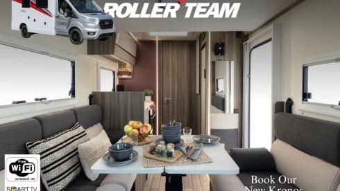 4 sleeper Compact - Automatic and  – New Compact 4 berth auto - Wi-Fi and lounge