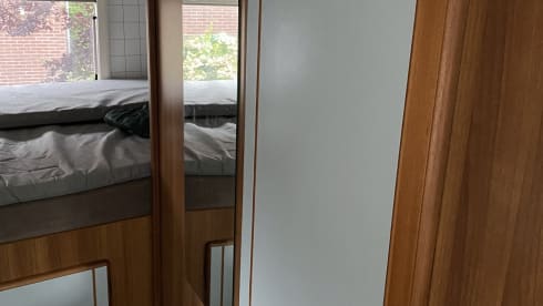 Comfortable retro touring camper.