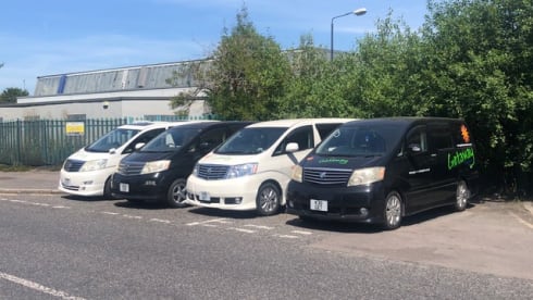 Alphard White – 2 posti letto Regno Unito ed uso europeo