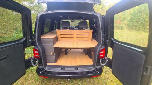 VW Transporter with luxurious interior and 