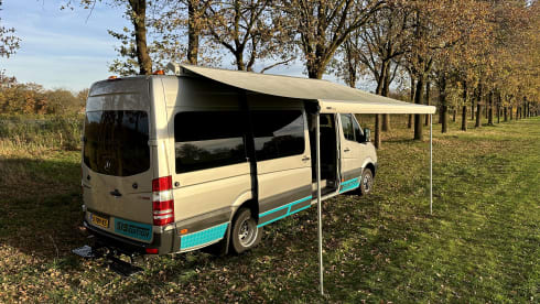 Bertus – Mercedes Sprinter 519CDI 3.0 V6 (191 hp) Automatic Bus Camper – B driving license –