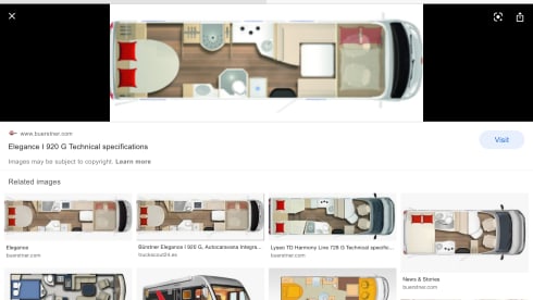 Motorhome Burstner 920g Classe A.