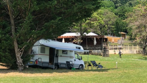 Camper Coby – 6p Bergland Alcove from 2010, especially for tall people!