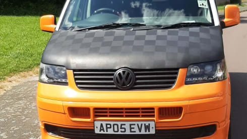 4 berth Volkswagen campervan from 2005