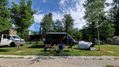 Super nice Fiat Ducato Karmann bus camper