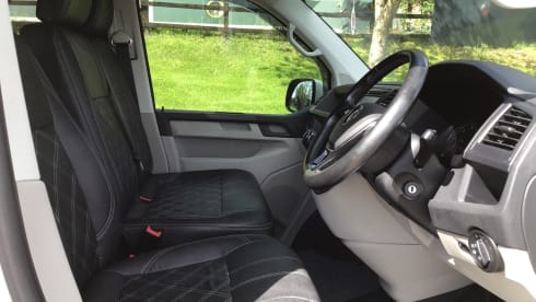 4 berth Volkswagen Transporter Campervan With Pop Top  from 2016