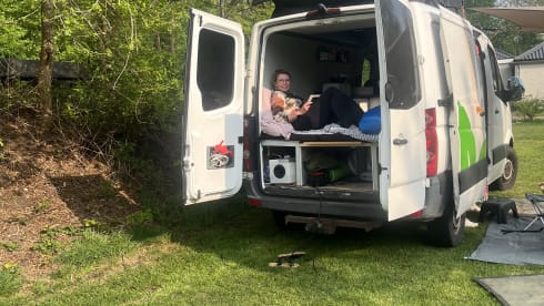 3-seater Volkswagen bus from 2012