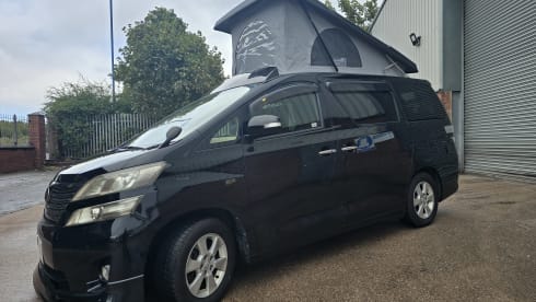 Ebony – 4 berth Toyota campervan from 2009