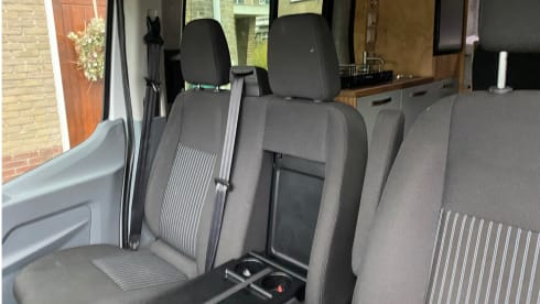 Ford Transit – Luxury self-build camper available for off-grid camping