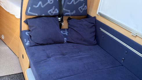 Neat, reliable, and compact 4-seater semi-integrated motorhome from 2002