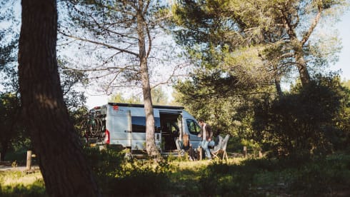 - voor de actieve vakantiegangers – Modularer Buscamper für 2 Personen