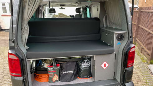 4-5 berth VW T6 LWB Campervan - Fully Equipped - 2020