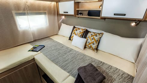 Bruce – Autotrail Tribute F70. 2021 luxury 4 berth motorhome. Known as ''Bruce''.