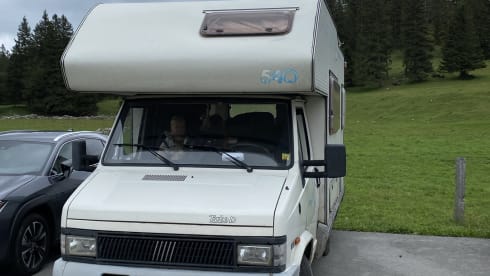 Nice Fiat Ducato Alcove camper from 1992