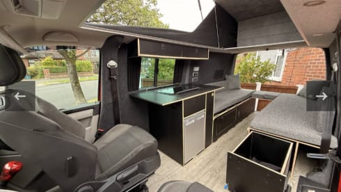 Spacious 3 berth Volkswagen campervan