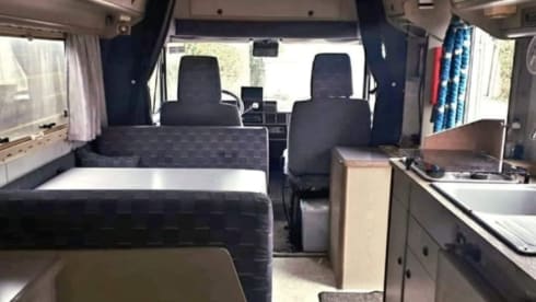 Spacious hip retro 4p Fiat Ducato 280 camper from 1990