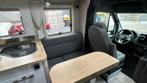 Super beautiful Mercedes Hymer