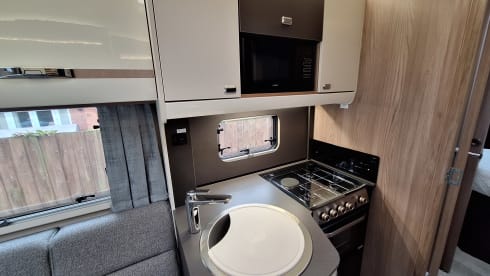 Swift Voyager motorhome (2023) fixed rear bed