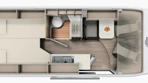 Enrico – Längsschläfer für 2 Erwachsene und bis zu 2 Kinder