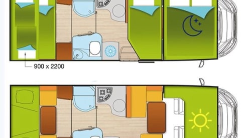 Forster – Beautiful, modern, spacious family camper