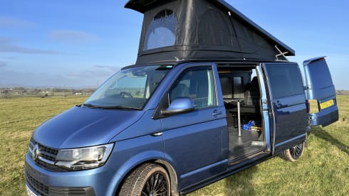 Charlie – Newly converted VW  automatic long wheelbase camper 