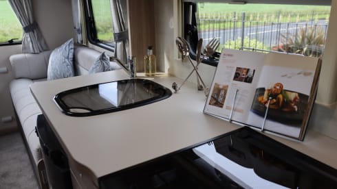 Saltburn motorhome hire  – 6 berth Fiat bus from 2021