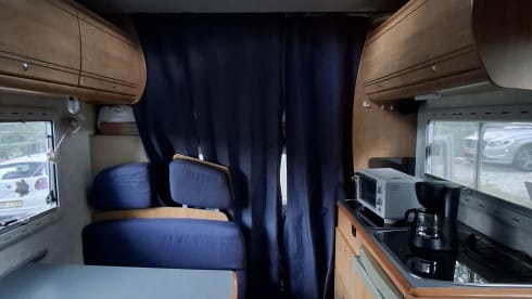 jolie alcôve pour camping-car familial