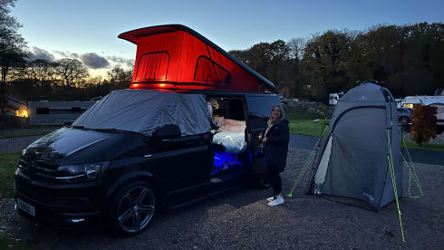 Black Beauty – Black beauty, our Vw T6 top of the range transporter 