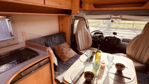 Milly – our Low budget 4 person camper with 3 sleeping places 2006