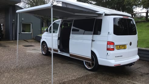 4 berth Volkswagen campervan from 2013