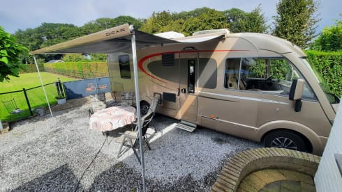 GIPA CAMPER – LUXE MOBILHOME INTEGRAAL BURSTNER met WIFI binnen EUROPA