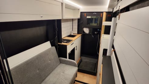 Onopvallende camper – 3p Volkswagen bus from 2020