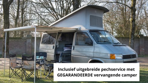 Sunset - VW T4 California with sleeping roof; vending machine