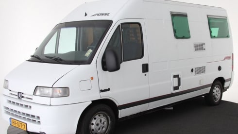 Cozy compact camper where pets are allowed