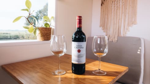 Luxurious campervan with stylish interior